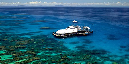 The Great Barrier Reef pontoon diving